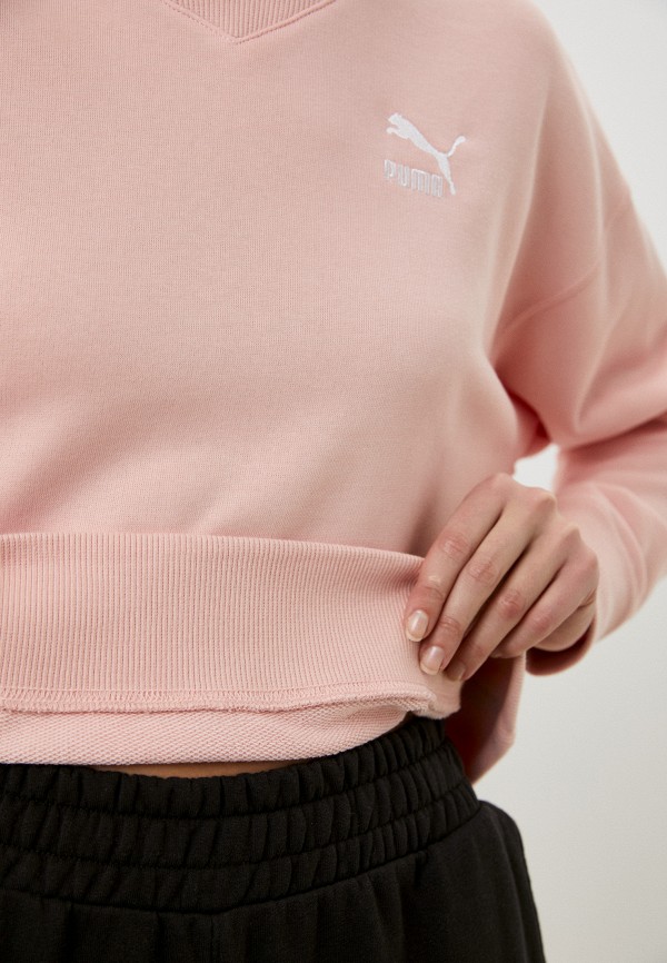 PUMA Свитшот - CLASSICS Crew TR Rose Dust - фото 4