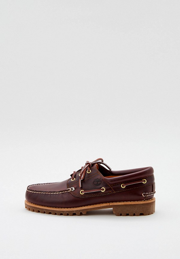 Timberland Топсайдеры - Authentics 3 Eye Classic Lug BURGUNDY - фото 1