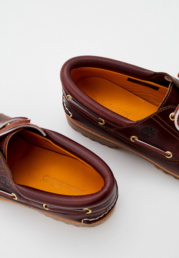Timberland Топсайдеры - Authentics 3 Eye Classic Lug BURGUNDY - фото 4