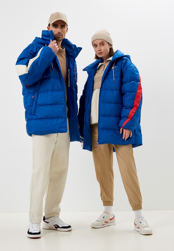 Reebok Пуховик - VECTOR LONG DOWN JACKET - фото 2