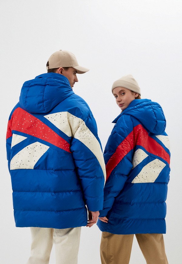 Reebok Пуховик - VECTOR LONG DOWN JACKET - фото 3