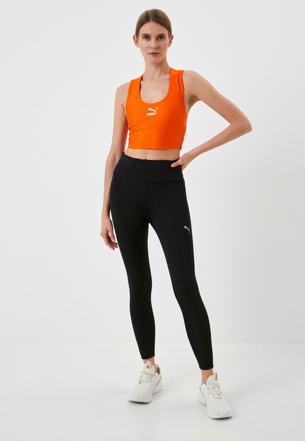 PUMA Топ спортивный - T7 Crop Top Cayenne Pepper - фото 2