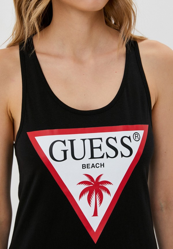 Платье пляжное Guess, цвет: черный, RTLACI804301 — купить в интернет ...