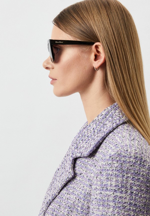 Очки солнцезащитные Max Mara MM 0010 01A, цвет: черный, RTLACI972301 ...