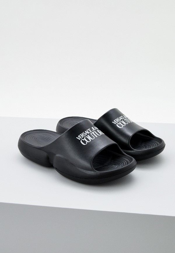 Сланцы Versace Jeans Couture, цвет: черный, RTLACJ031001 — купить в ...