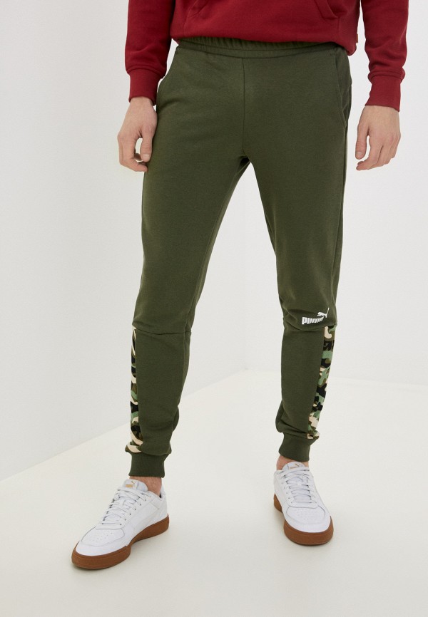 PUMA ESS BLOCK CAMO Sweatpants TR cl Green Mo RTLACJ321301 Lamoda