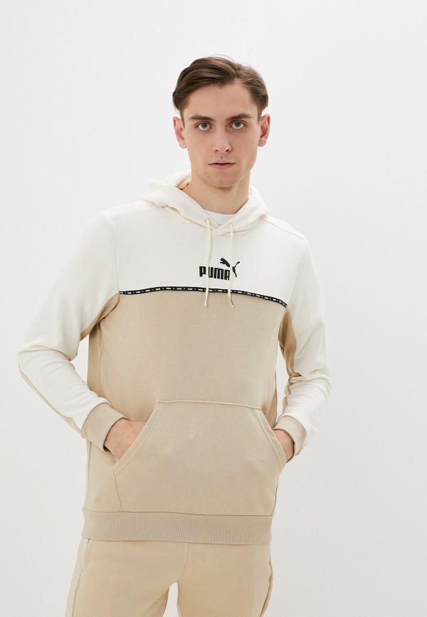 PUMA Худи - ESS BLOCK x TAPE Hoodie TR Granola - фото 1