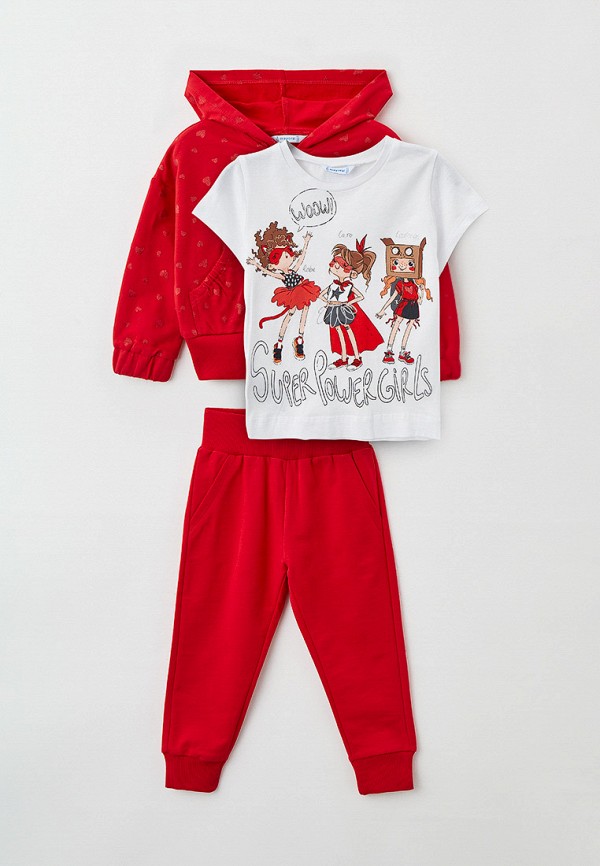 Mayoral Толстовка, футболка и брюки - фото 1