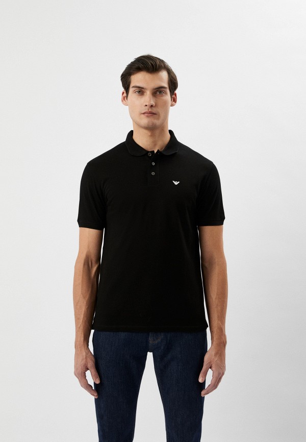 Поло Emporio Armani, цвет: черный, RTLACJ643301 — купить в интернет ...