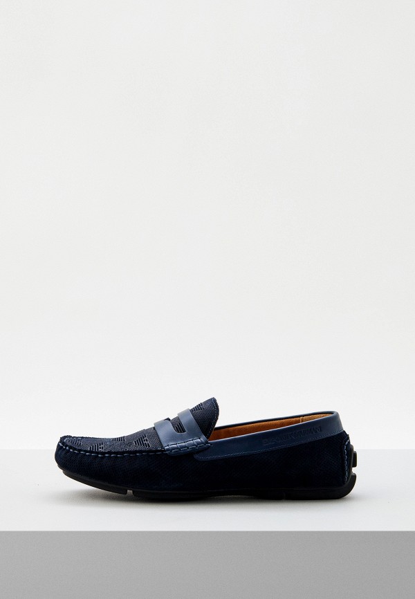 Мокасины Emporio Armani, цвет: синий, RTLACJ645001 — купить в интернет ...