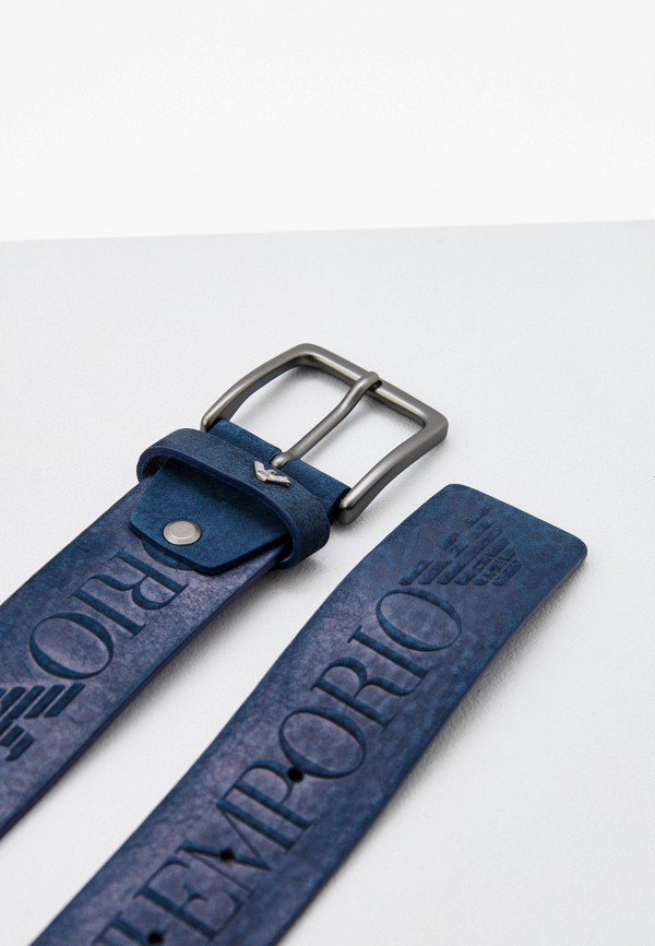 Ремень Emporio Armani, цвет: синий, RTLACJ651401 — купить в интернет ...