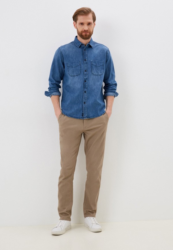 Sisley Рубашка джинсовая - фото 2