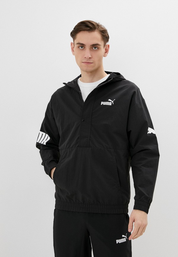 PUMA Ветровка - PUMA POWER Hooded 1/2 Zip Windbreaker PU - фото 1