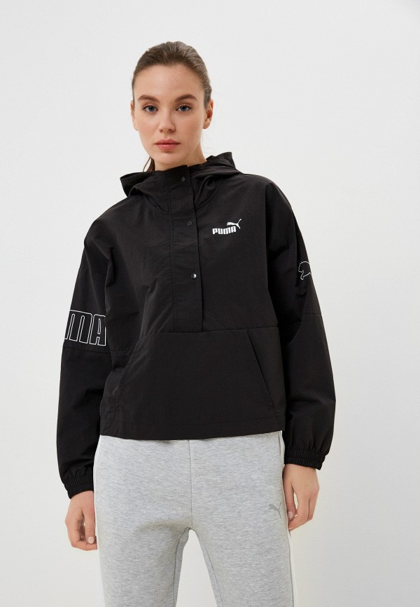 PUMA Куртка - PUMA POWER Hooded 1/2 Zip Windbreaker PU - фото 1