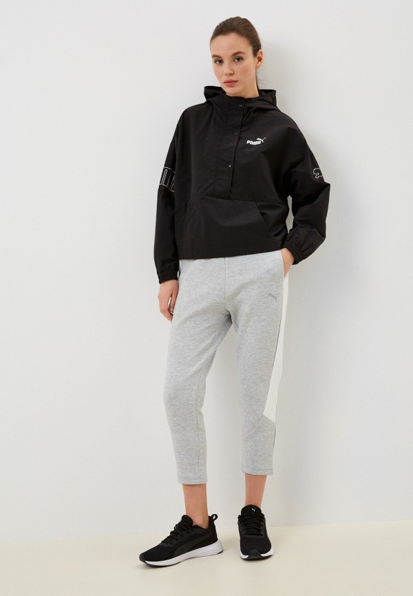 PUMA Куртка - PUMA POWER Hooded 1/2 Zip Windbreaker PU - фото 2