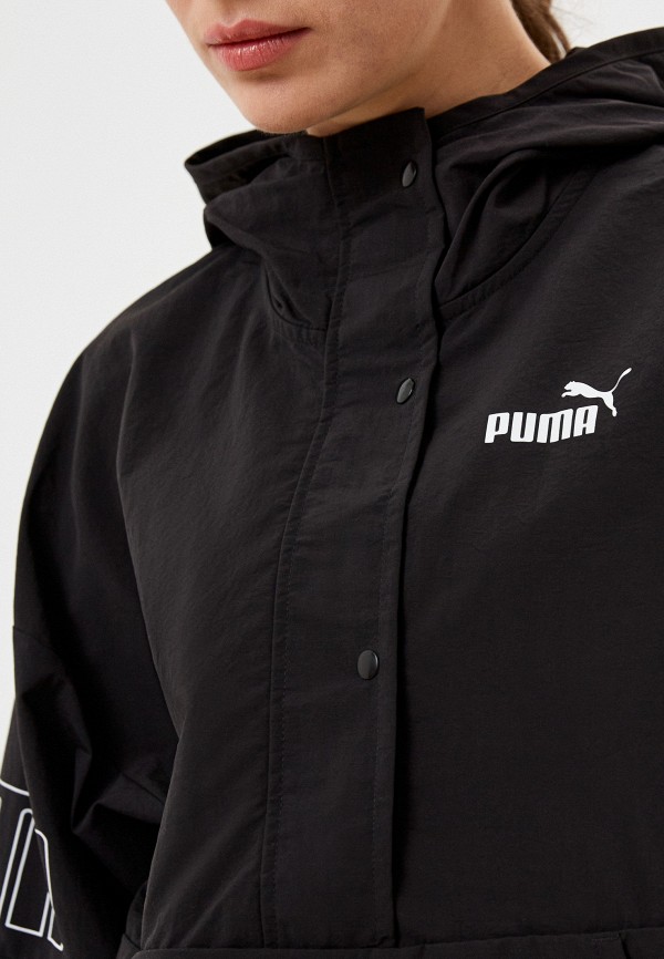 PUMA Куртка - PUMA POWER Hooded 1/2 Zip Windbreaker PU - фото 4