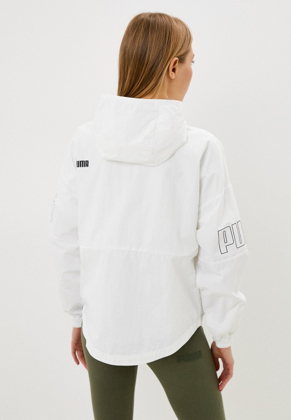 PUMA Куртка - PUMA POWER Hooded 1/2 Zip Windbreaker PU - фото 3