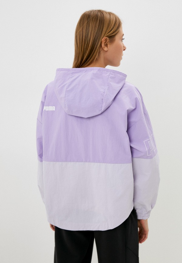 PUMA Куртка - PUMA POWER Hooded 1/2 Zip Windbreaker Vi - фото 3
