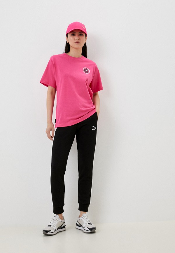 PUMA Футболка - DOWNTOWN Relaxed Graphic Tee Glowing Pin - фото 2