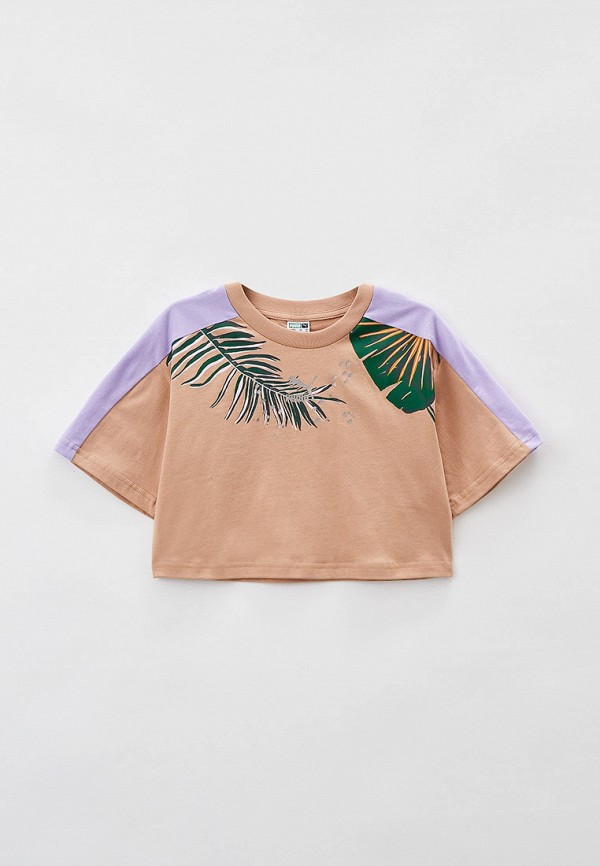 PUMA Футболка - T7 VACAY QUEEN Graphic Tee G Dusty Tan - фото 1