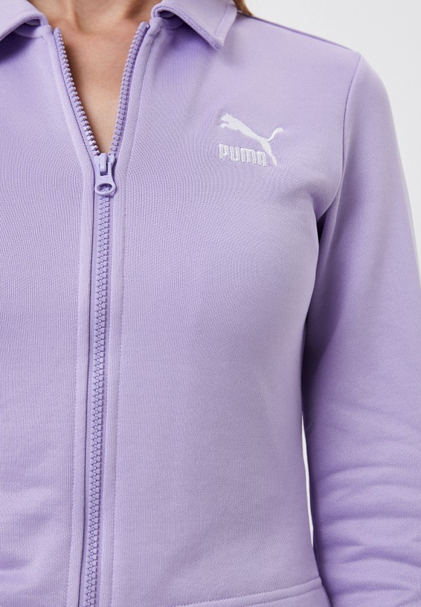 PUMA Олимпийка - CLASSICS Long Sleeve Cropped Shirt Vivid - фото 4