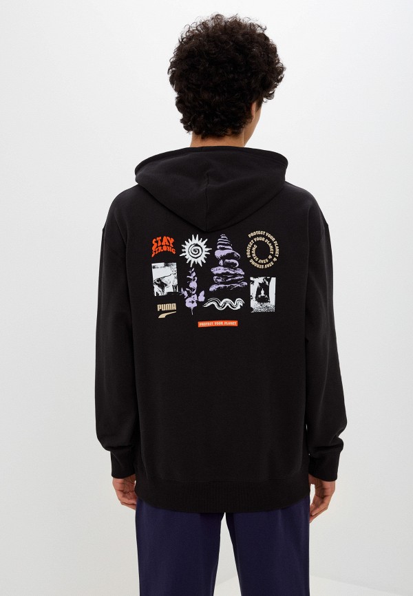 PUMA Худи - DOWNTOWN Graphic Hoodie PUMA Black - фото 3