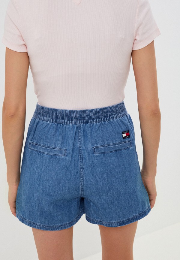 Шорты джинсовые Tommy Jeans, цвет: голубой, RTLACK161001 — купить в ...