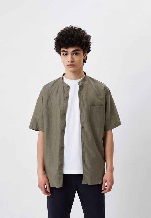 UNIQLO Рубашка - из хлопка и льна - фото 1