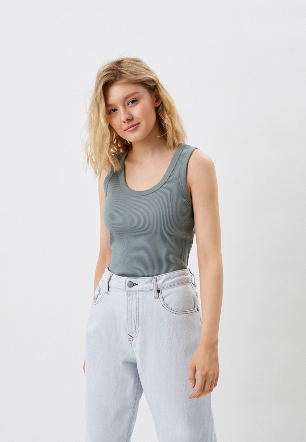 UNIQLO Майка - в рубчик - фото 1