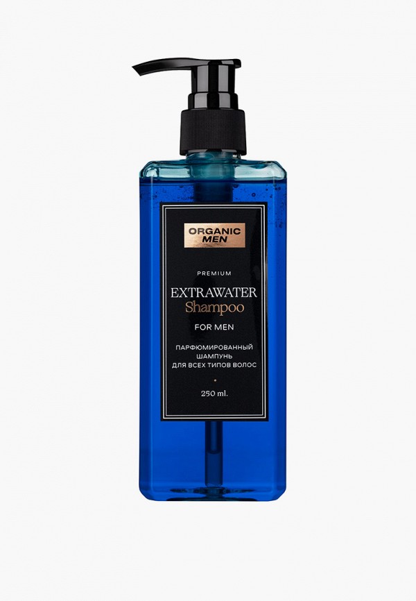 Organic Shop Шампунь - парфюмированный, Organic Men ExtraWater, для всех типов волос, 250 мл - фото 1