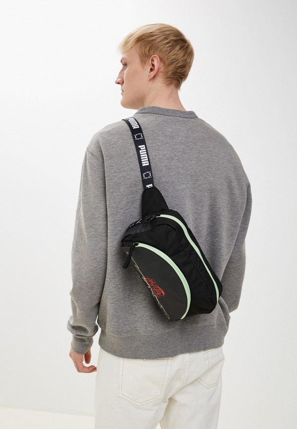 PUMA Сумка поясная - Basketball Waist Bag PUMA Black - фото 4
