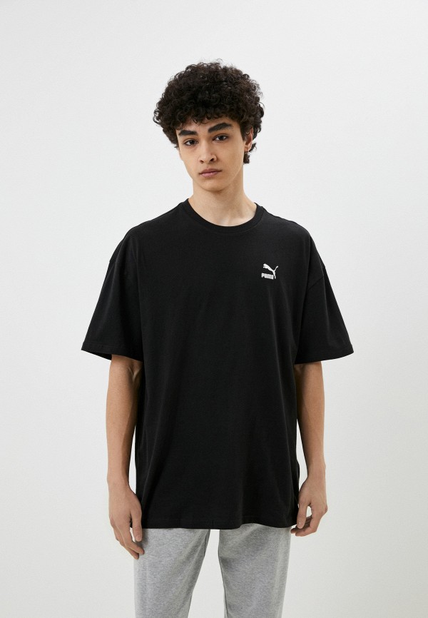 PUMA Футболка - CLASSICS Oversized Tee PUMA Black - фото 1