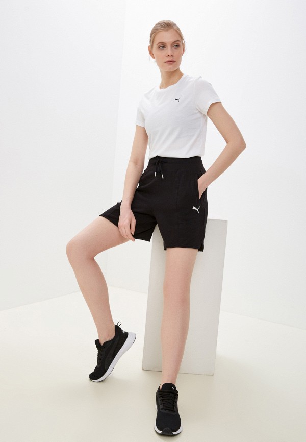 PUMA Футболка - ESS Small Logo Tee Puma White-CAT - фото 2