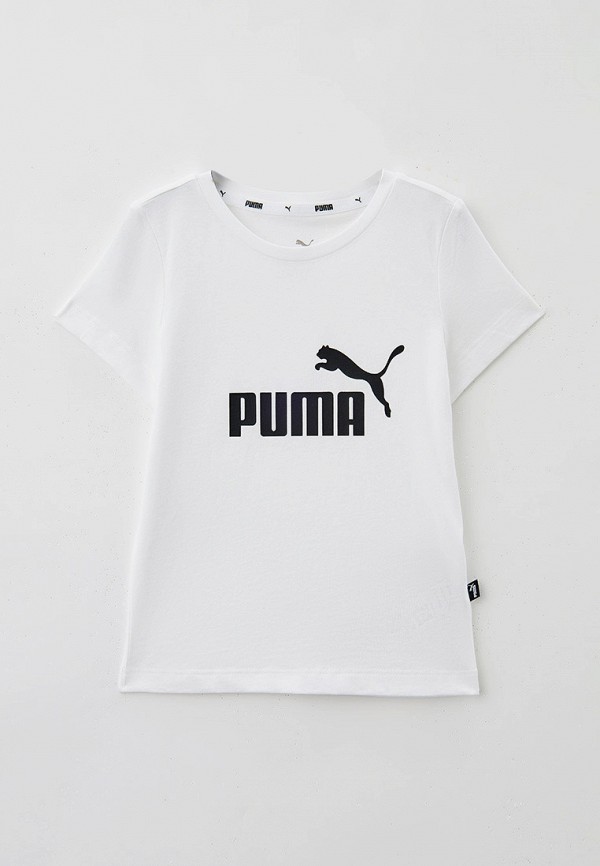 PUMA Футболка - ESS Logo Tee G Puma White - фото 1