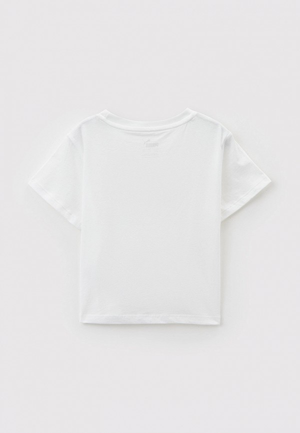 PUMA Футболка - ESS+ Logo Knotted Tee G Puma White - фото 2