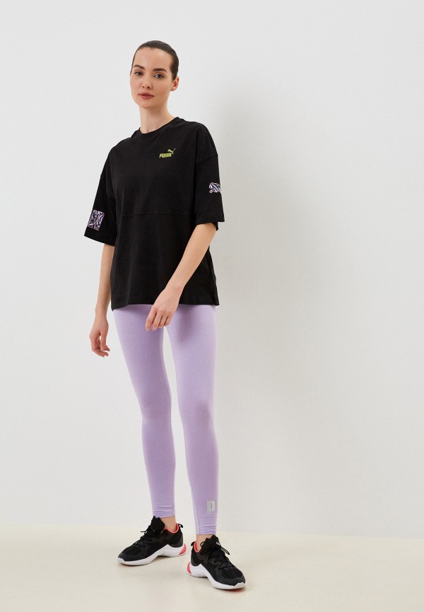 PUMA Леггинсы - ESS+ Metallic Leggings Vivid Violet - фото 2
