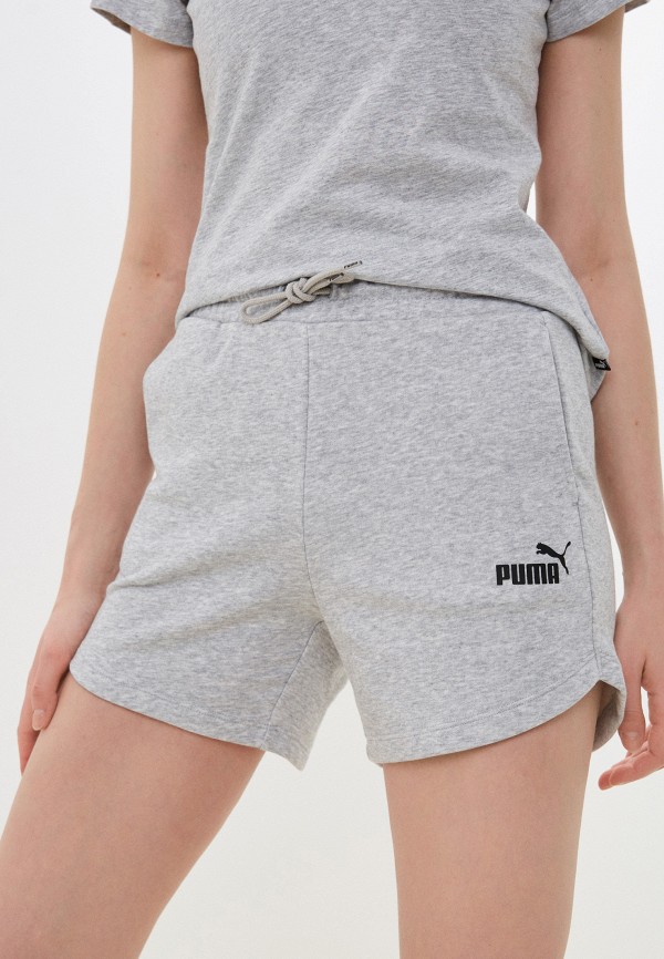 PUMA Шорты спортивные - ESS 5" High Waist Shorts TR Light Gray H - фото 1