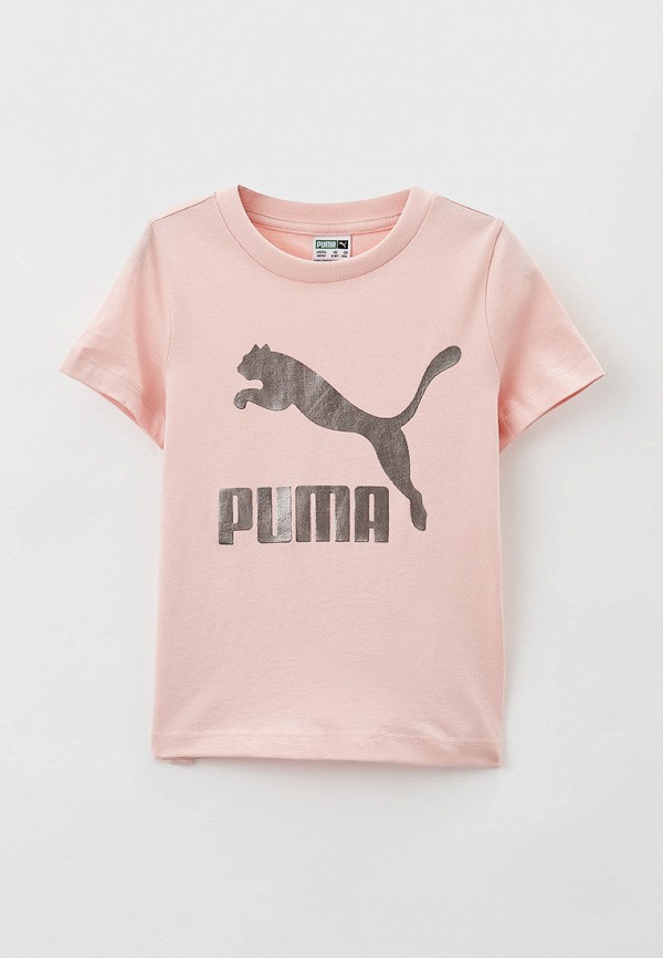 PUMA Футболка - Classics Logo Tee G Rose Dust - фото 1