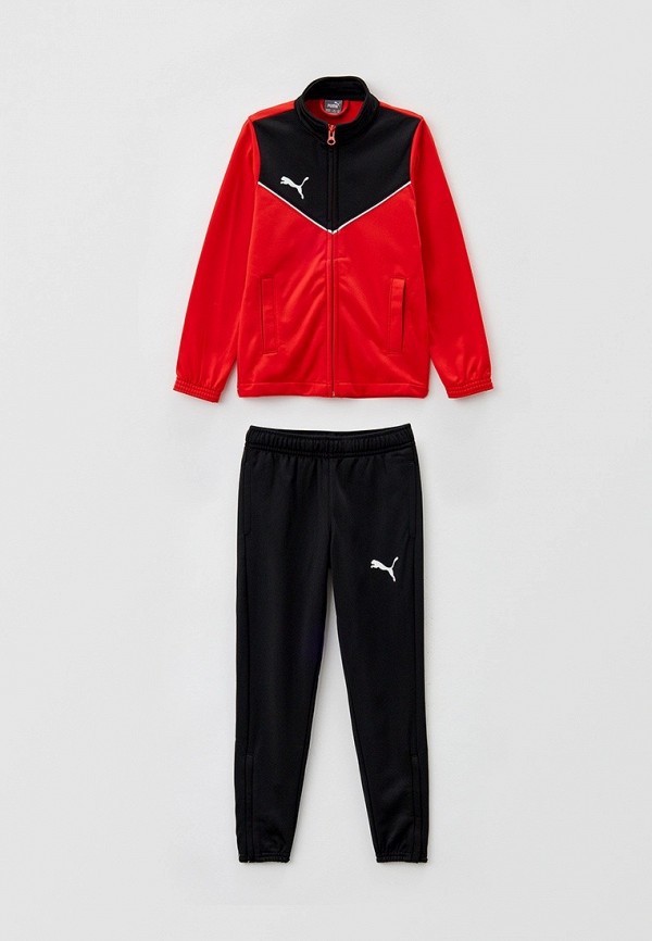 PUMA Костюм спортивный - individualRISE Tracksuit Jr Puma Red-Pum - фото 1