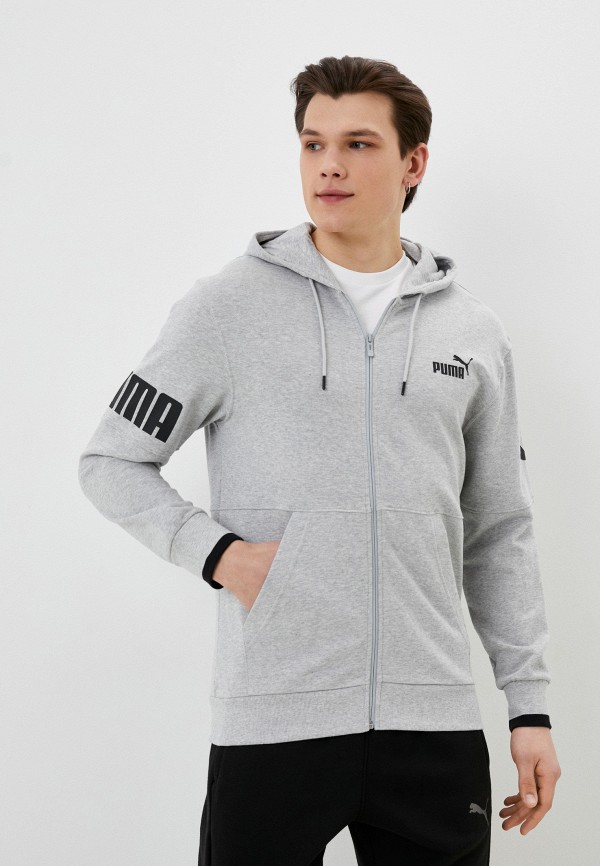 PUMA Толстовка - PUMA POWER Colorblock Full-Zip Hoodie TR - фото 1