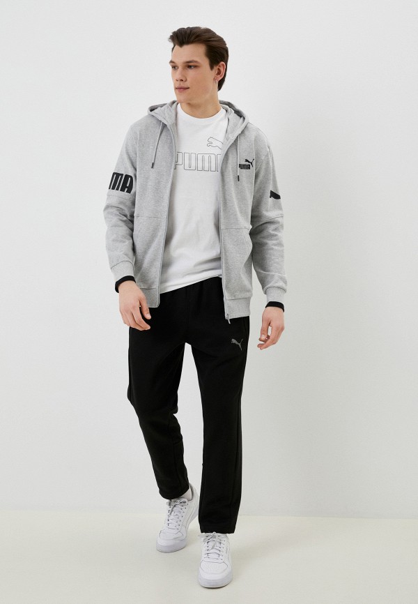 PUMA Толстовка - PUMA POWER Colorblock Full-Zip Hoodie TR - фото 2