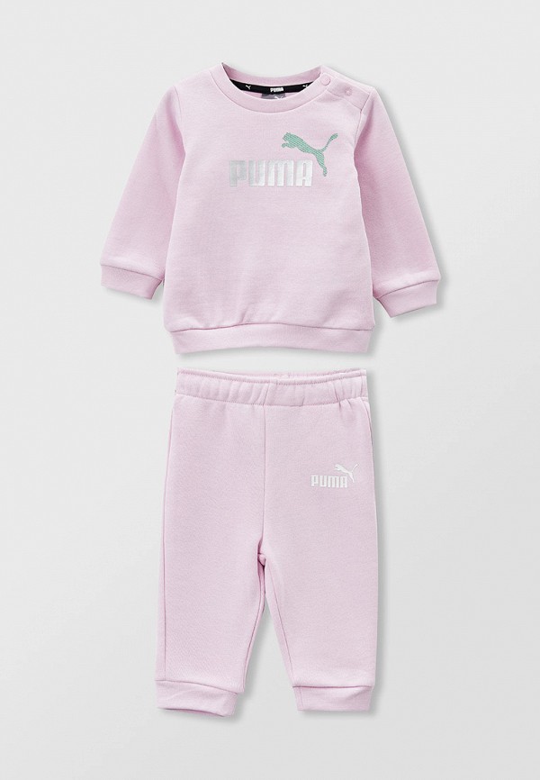 PUMA Костюм спортивный - Minicats ESS+ Crew Jogger FL Pearl Pink - фото 1