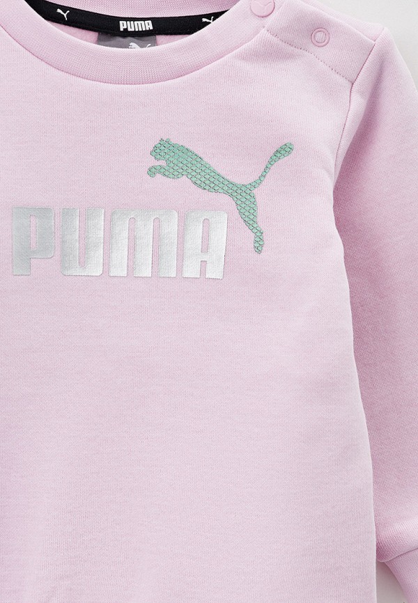 PUMA Костюм спортивный - Minicats ESS+ Crew Jogger FL Pearl Pink - фото 3
