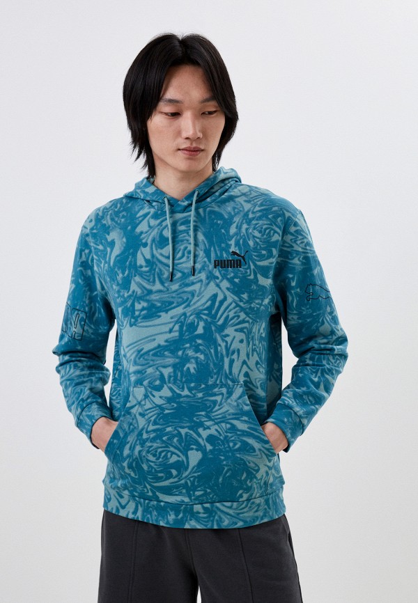 PUMA Худи - PUMA POWER Summer AOP Hoodie TR Adriatic - фото 1