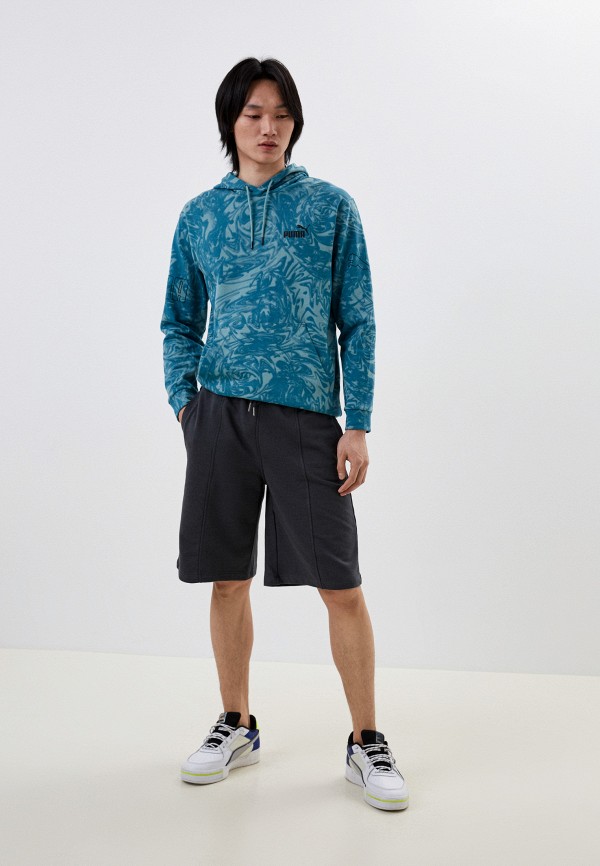 PUMA Худи - PUMA POWER Summer AOP Hoodie TR Adriatic - фото 2