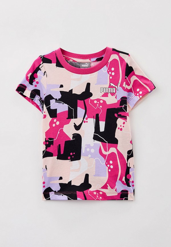 PUMA Футболка - ESS+ STREET ART AOP Tee G Orchid Shadow - фото 1
