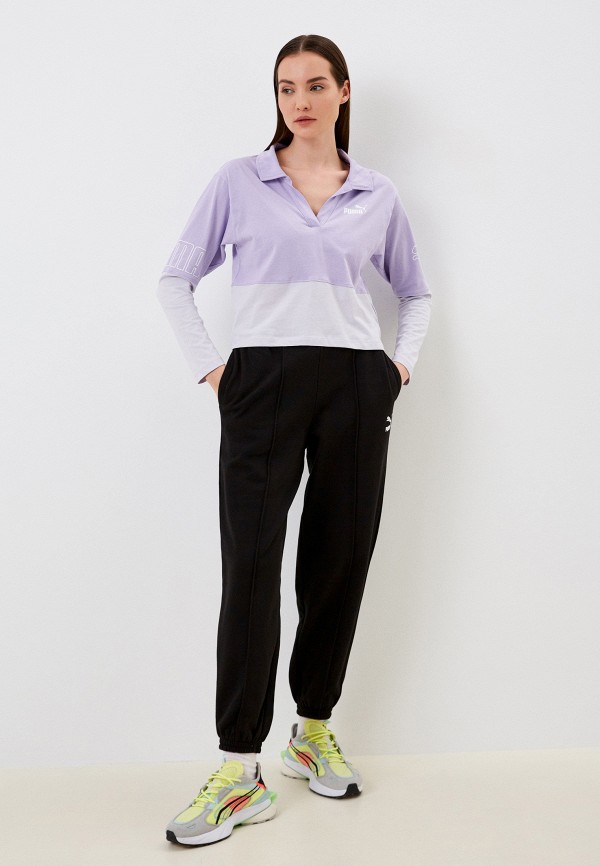 PUMA Поло - PUMA POWER Colorblock Longsleeve Polo Vi - фото 2