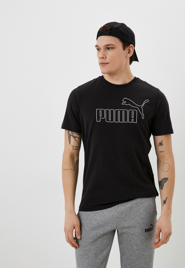 PUMA Футболка - ESS ELEVATED Tee Puma Black - фото 1