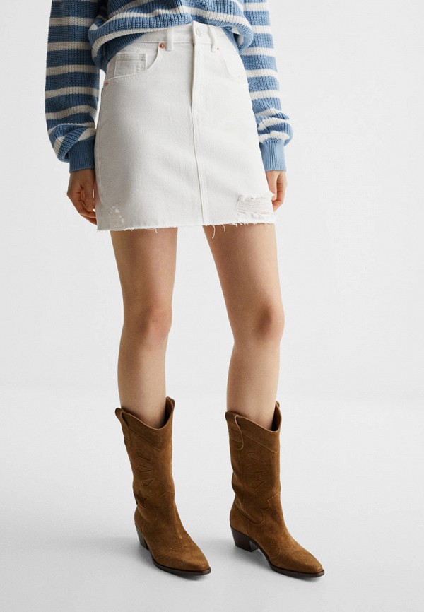 Mango Kids Юбка джинсовая - SKIRT - фото 2