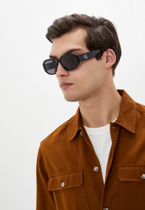 Очки солнцезащитные Calvin Klein Jeans CKJ22633S 001, цвет: черный ...